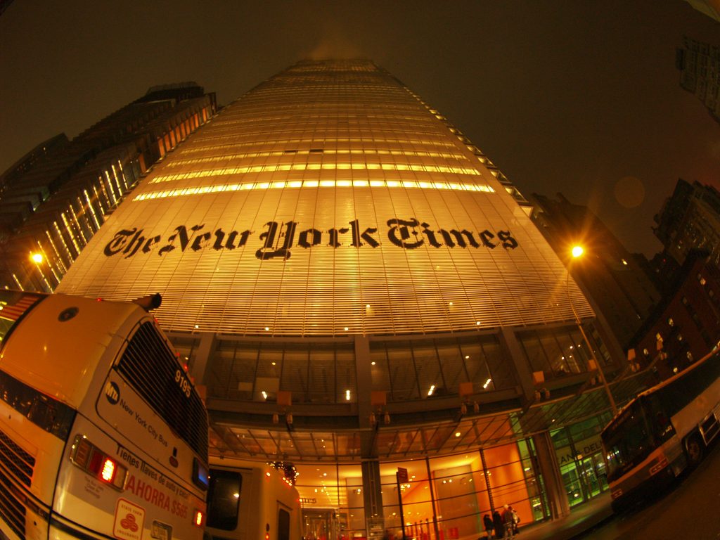 The New York Times, totalitarismo chino