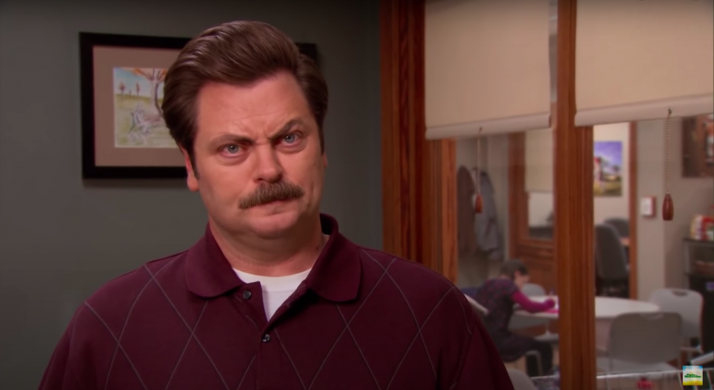 Ron Swanson - Parks and Recreation - Libertarian - El American