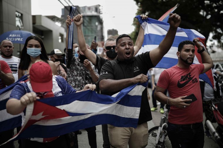 Dariel Fernández - protests in Cuba - El American