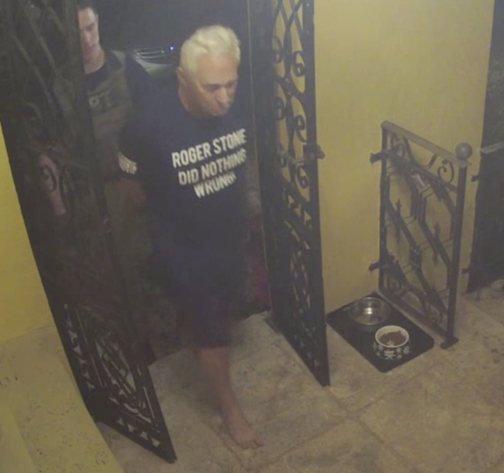 roger stone., stone, arrested, july 4th