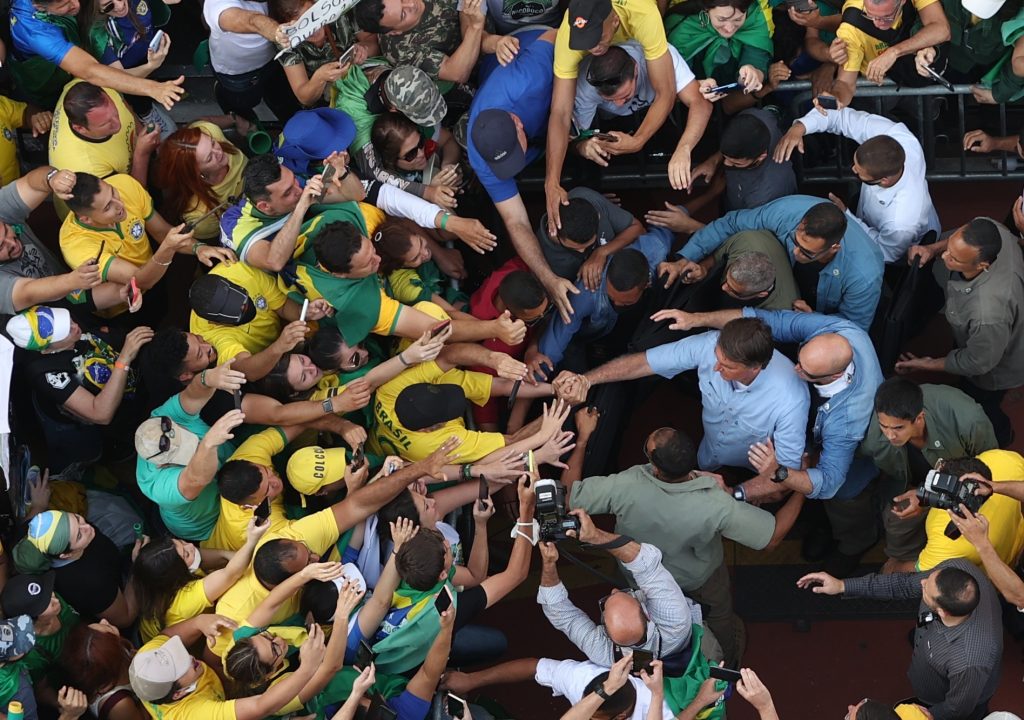 AME2856. SAO PAULO (BRASIL), 07/09/2021.- Se registraron protestas multitudinarias en Brasil EFE/ Fernando Bizerra