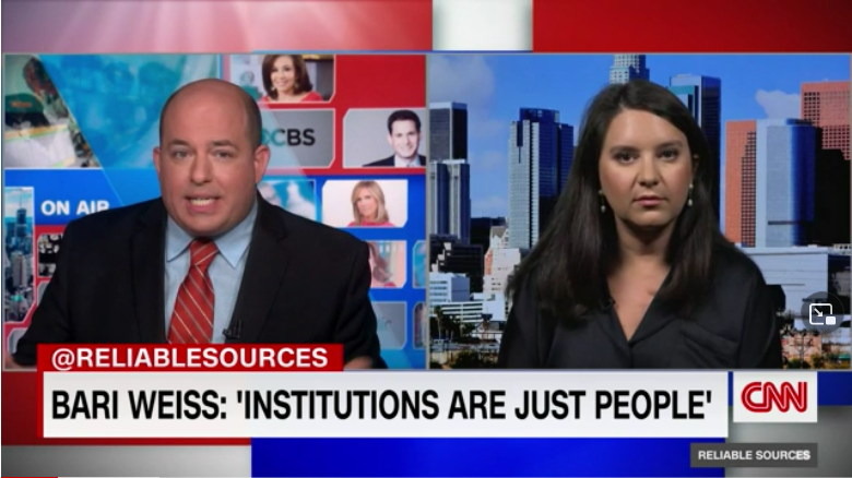 Bari Weiss asesta dura crítica a la prensa tradicional en una entrevista a CNN