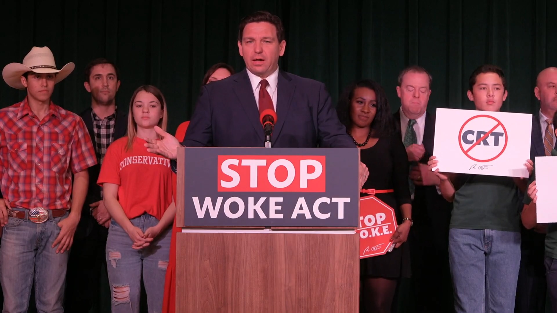 DeSantis Pushes 'Stop WOKE Act,' a Bill to Ban CRT in Florida Schools