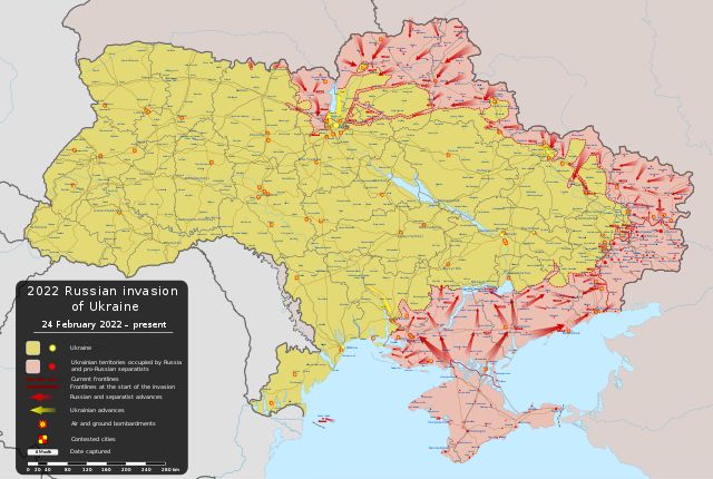 Destrucción, grandes combates y una férrea resistencia: crónica del primer mes de la invasión rusa a Ucrania 