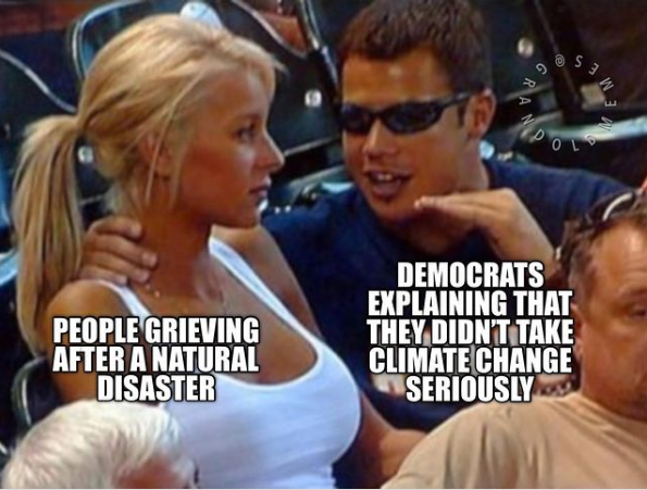 mejores memes huracan ian democratas explicando