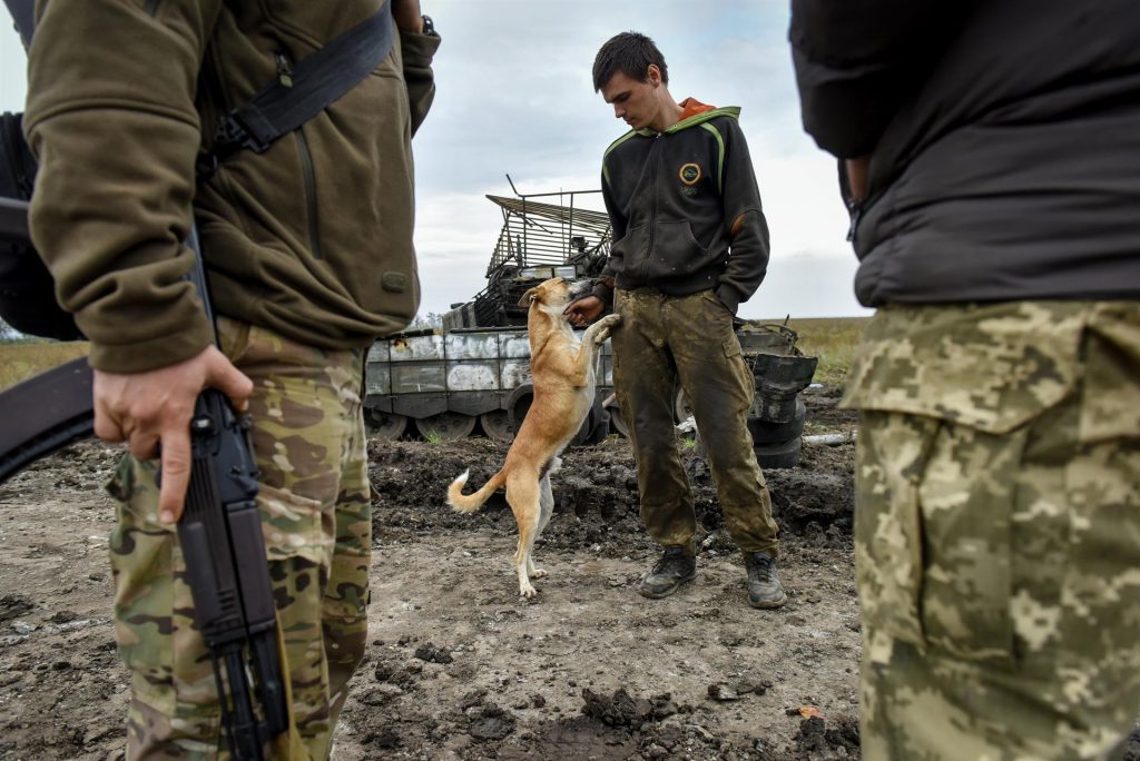 Despite their successes, the Ukrainian army is taking heavy losses (EFE).