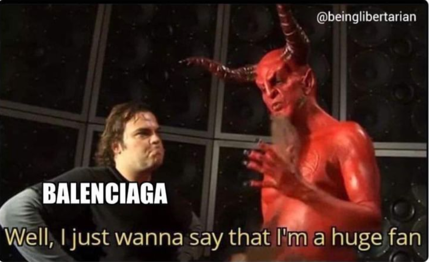 best memes balenciaga devil